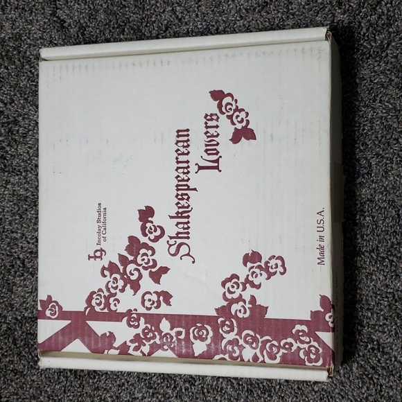 Bradex 1988 Romeo & Juliet Shakespearean Lovers Incolay Stone Collector's Plate - Picture 11 of 16